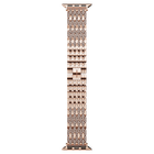 swarovski سوار أميرات من عائلة sparkling، متوافق مع الساعة الذكية apple watch  مقاس 40 ملم ومقاس 41 ملم، لون ذهبي وردي، لمسة نهائية باللون الذهبي الوردي