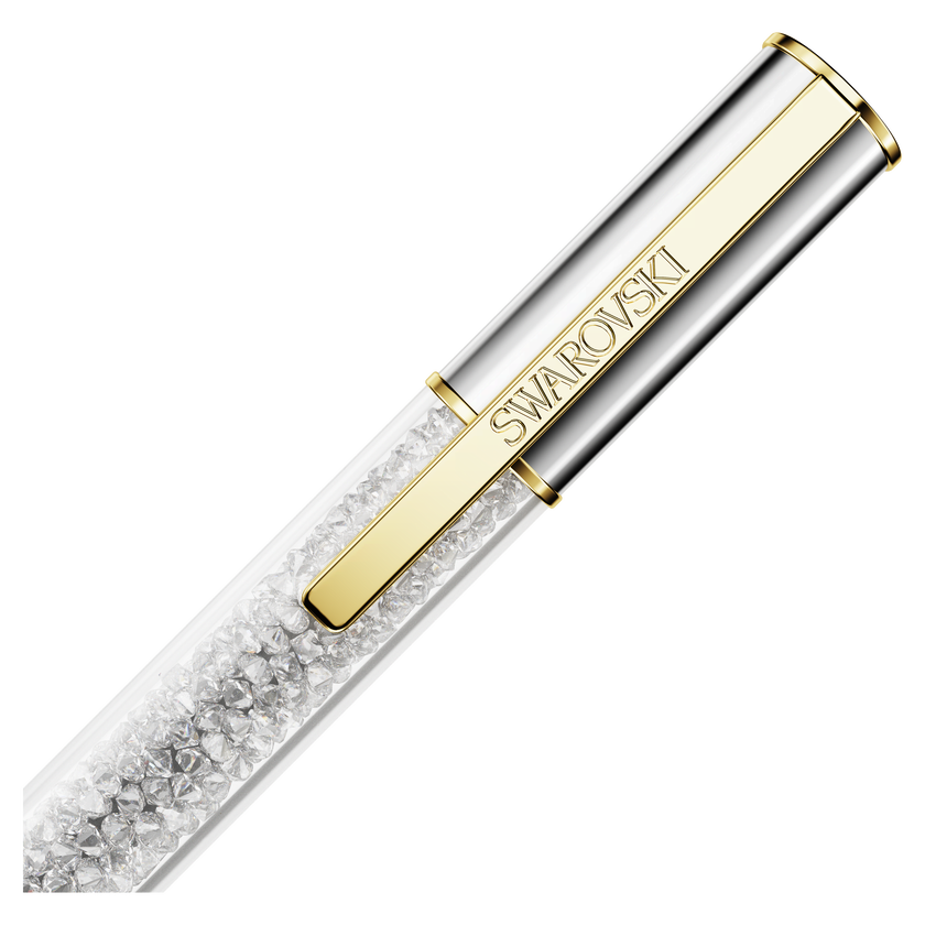 swarovski قلم crystalline lustre، لون فضي، لمسة نهائية من معادن مختلطة