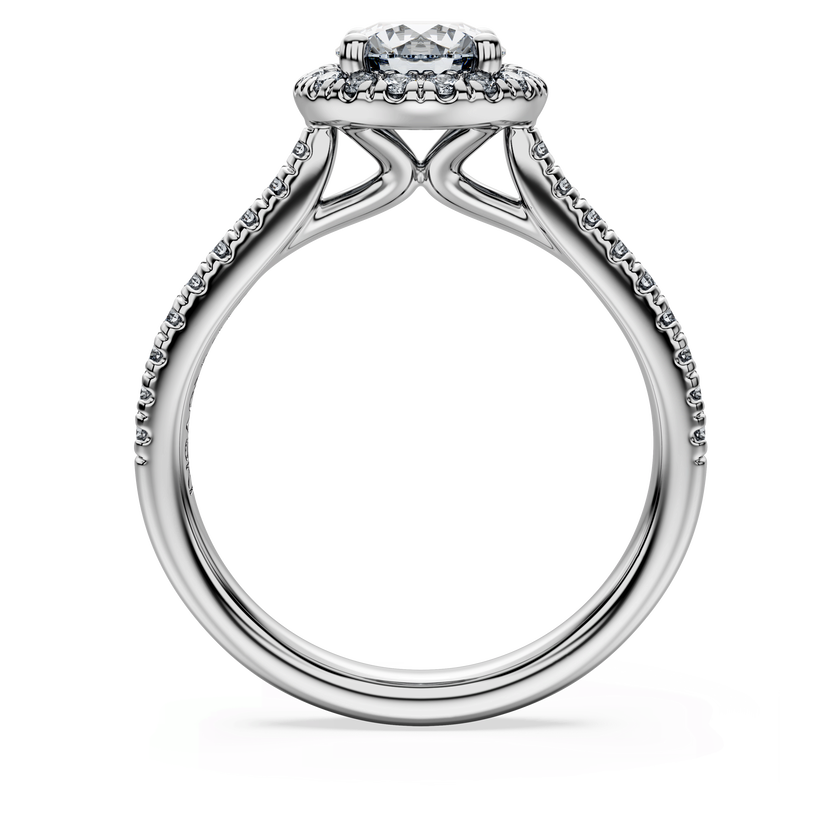 swarovski خاتم سوليتير eternity، ألماس مُصنع في المختبر إجمالي 1 33 قيراط، شكل دائري، ذهب أبيض عيار 18 قيراط
