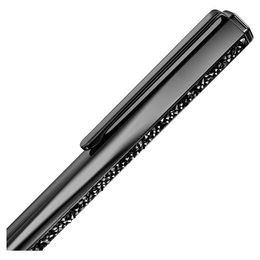 swarovski قلم crystal shimmer، لون أسود، طلاء باللون الأسود