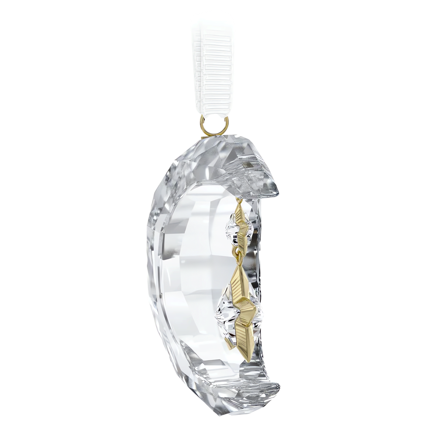 swarovski قطعة زينة holiday magic على شكل هلال