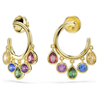 swarovski أقراط حلقية imber، قطع متنوع، ألوان متعددة، لمسة نهائية من الذهب عيار 18 قيراط