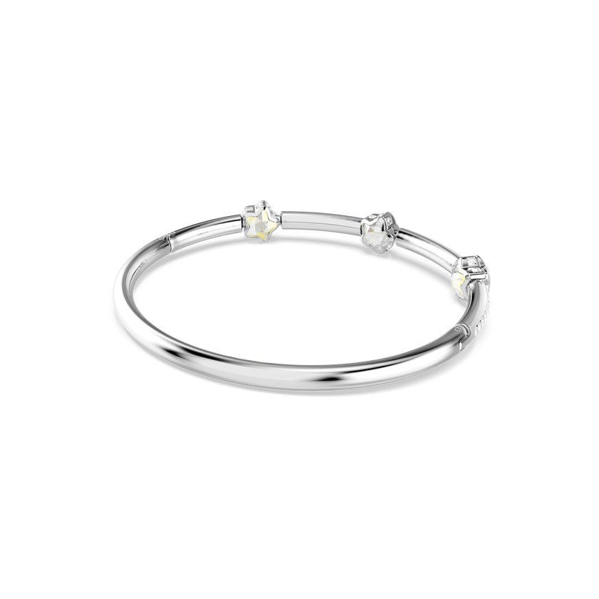 swarovski سوار chroma، قطع متنوع، شكل نجمة، لون أبيض، طلاء روديوم