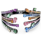 swarovski سوار matrix، قطع متنوع، شكل باقة، ألوان متعددة، طلاء روثينيوم
