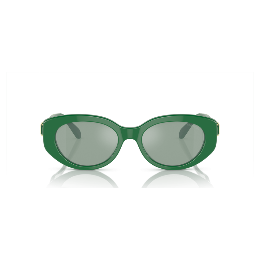 swarovski نظارة شمسية، شكل كات آي، sk6002el، لون أخضر