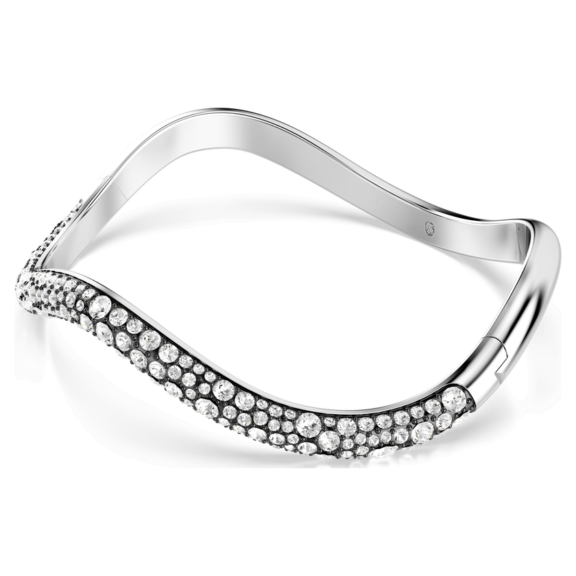 swarovski سوار sublima، قطع مُستدير، لون أبيض، طلاء روديوم