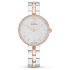 swarovski ساعة cosmopolitan، صناعة سويسرية، سوار معدني، لون فضي، لمسة نهائية من معادن مختلطة
