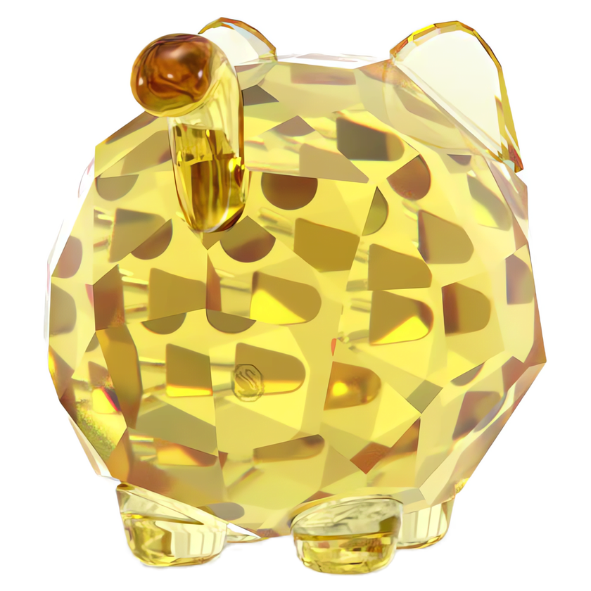 swarovski قط أصفر chubby cats