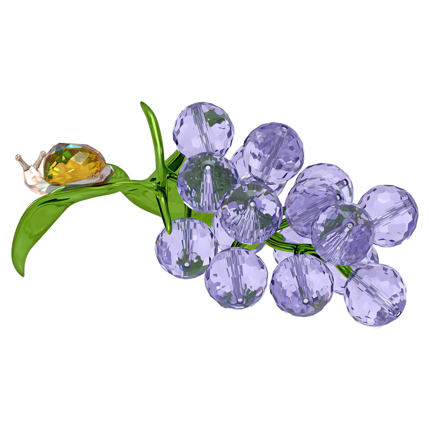 swarovski قطعة زينة على شكل حلزون وتوت أزرق من مجموعة idyllia