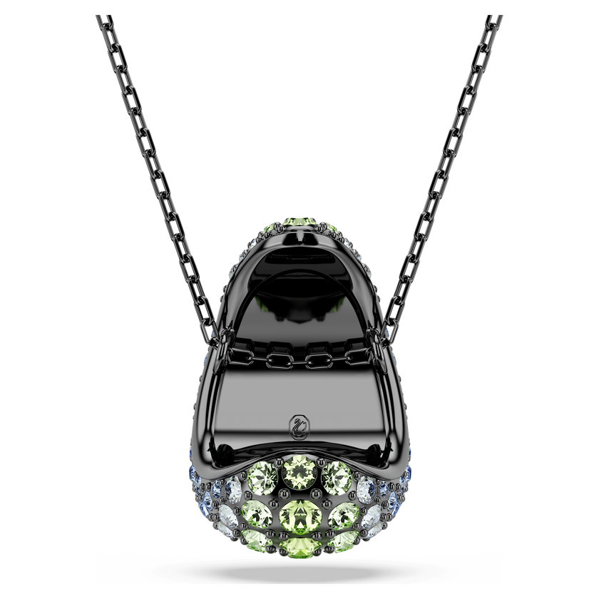 swarovski قلادة sublima، قطع مستدير، ألوان متعددة، طلاء روثينيوم
