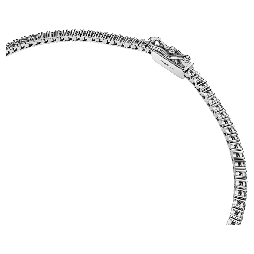 swarovski سوار تنس eternity، ألماس مُصنع في المختبر إجمالي 1 5 قيراط، شكل دائري، ذهب أبيض عيار 18 قيراط