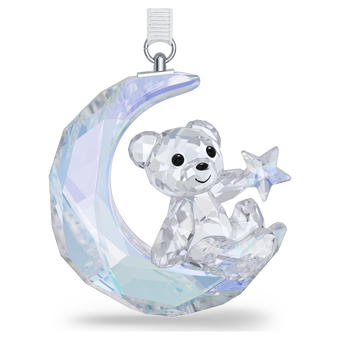 swarovski kris bear، زينة شكل قمر
