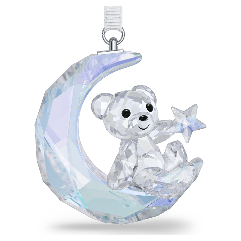 swarovski kris bear، زينة شكل قمر
