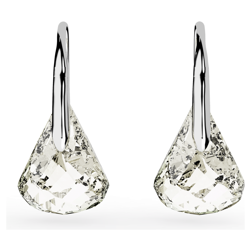 swarovski أقراط متدلية lunar، لون رمادي، طلاء روديوم