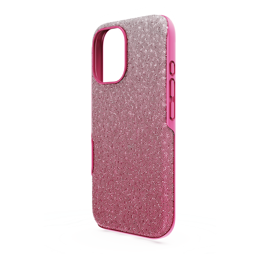 swarovski حافظة هاتف ذكي high، تدرج لوني، iphone  16، لون وردي