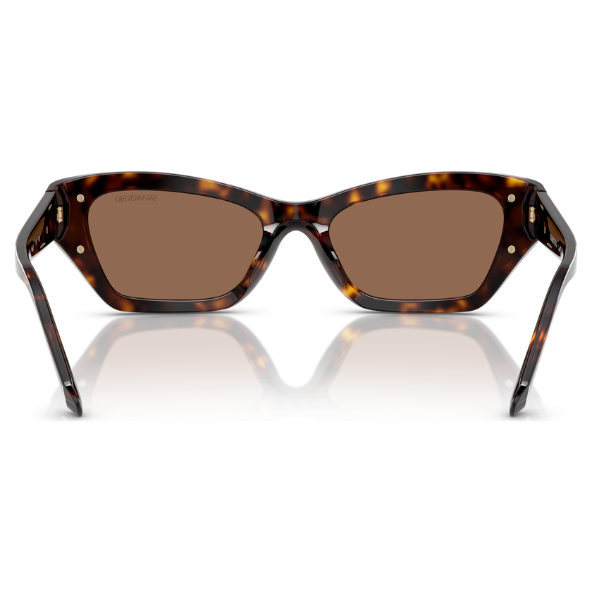 swarovski نظارة شمسية، شكل مربع، sk6029، لون بني