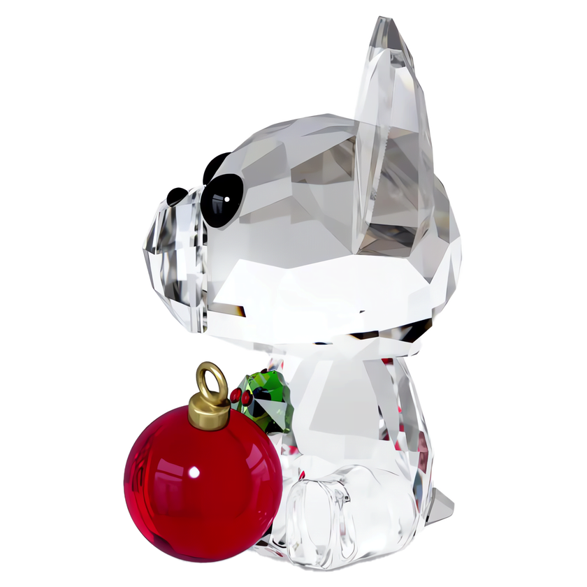 swarovski قطعة زينة holiday cheers على شكل بولدوغ فرنسي