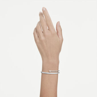 swarovski سوار fresh، قطع مُستدير، لون أبيض، طلاء روديوم