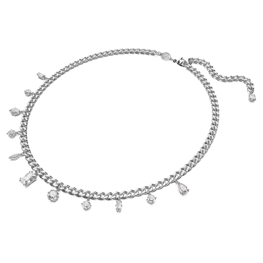 swarovski عقد imber، قطع متنوع، لون أبيض، طلاء روديوم