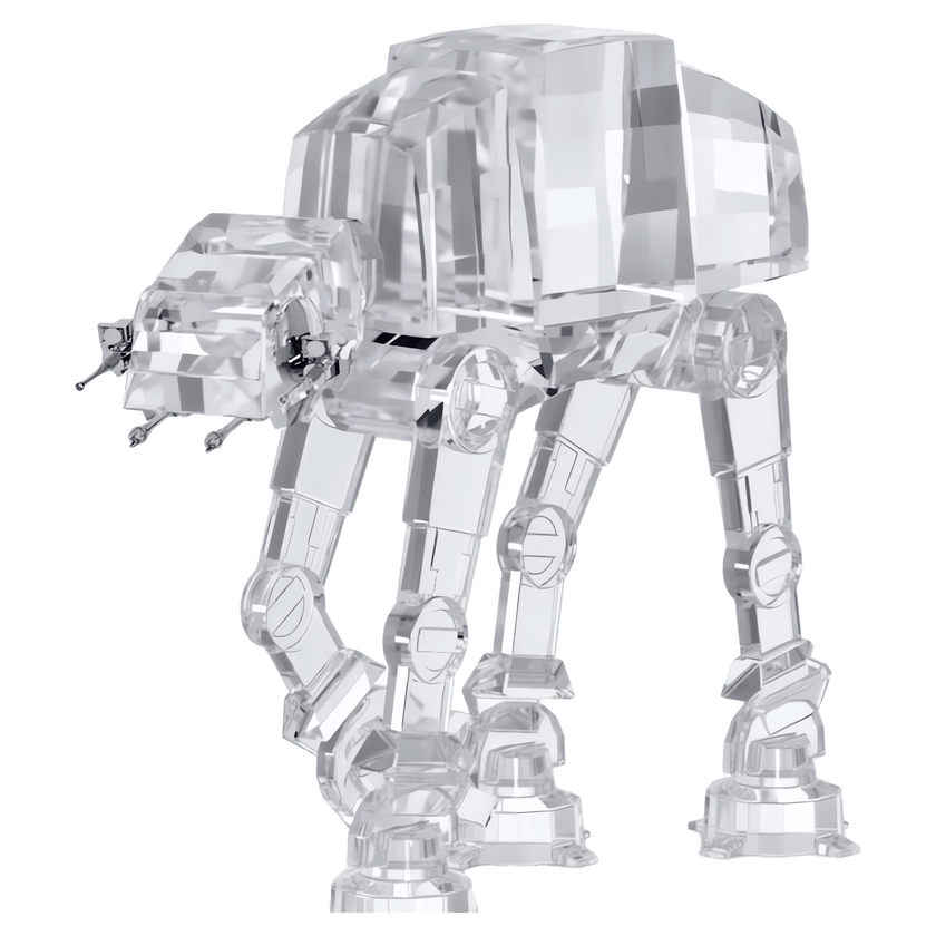 swarovski قطعة زينة على شكل إيه تي إيه تي ووكر star wars