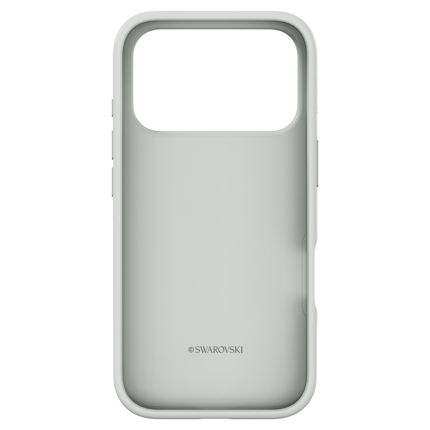 swarovski حافظة high للهاتف الذكي، iphone  17 pro، لون فضي