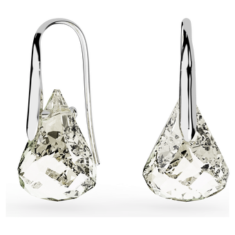 swarovski أقراط متدلية lunar، لون رمادي، طلاء روديوم