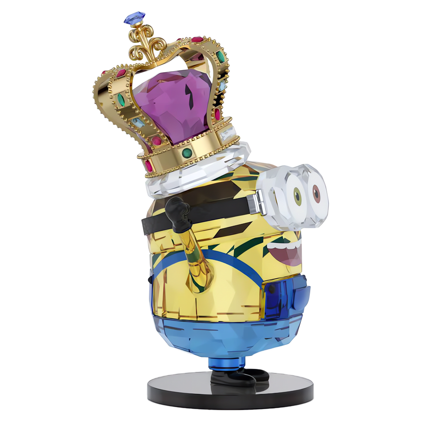 swarovski مجسم شخصية king bob من مجموعة minions