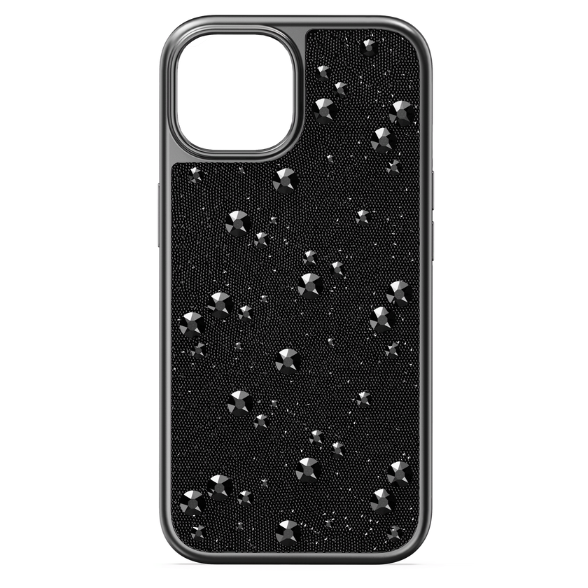 swarovski حافظة high للهاتف الذكي، iphone  15، لون أسود