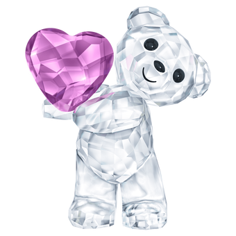swarovski قطعة زينة take my heart من مجموعة kris bear