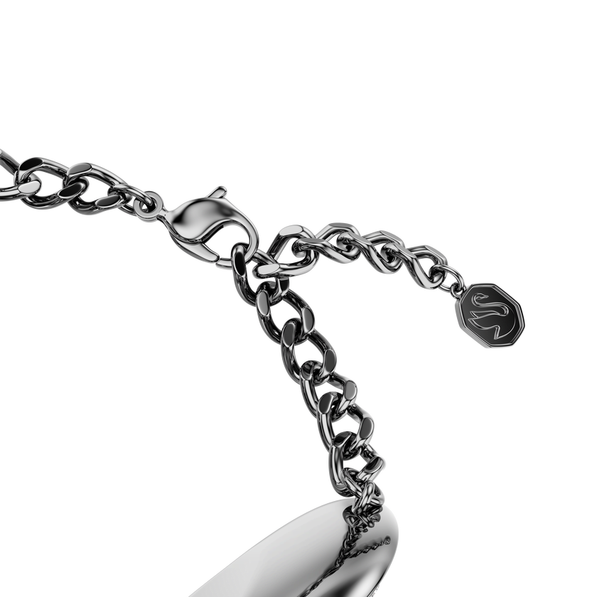 swarovski سوار una angelic، قطع كوشن، لون أبيض، طلاء روتينيوم