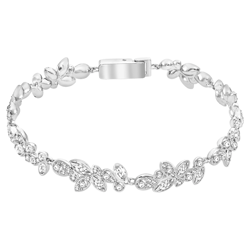 swarovski سوار diapason، قطع متنوع، لون أبيض، طلاء روديوم