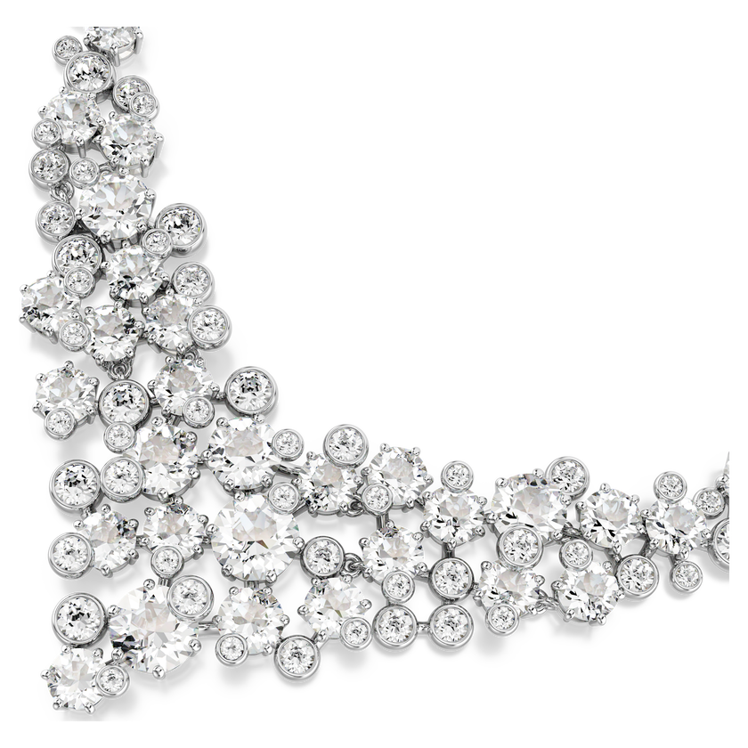swarovski عقد constella، قطع متنوع، قفل، لون أبيض، طلاء روديوم