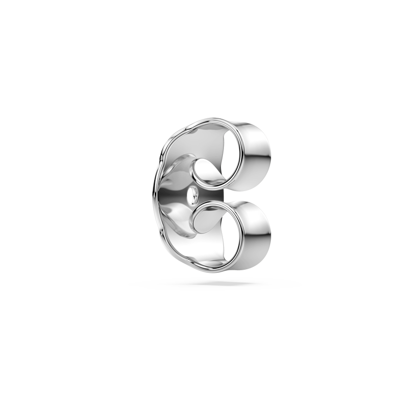 swarovski eternity earring back  18k white gold