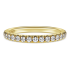swarovski eternity band ring  lab grown diamonds 0 4 ct tw  round shape  18k yellow gold