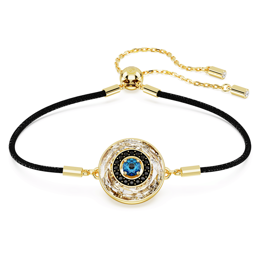 swarovski سوار symbolica، حلية على شكل عين الحسود، ألوان متعددة، طلاء باللون الذهبي
