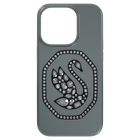 حافظة Signum للهاتف الذكي، على شكل بجعة، iPhone® 14 Pro، لون أسود