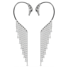 swarovski حلية الأذن the vienna collection، شكل بجعة، لون أبيض، طلاء روثينيوم