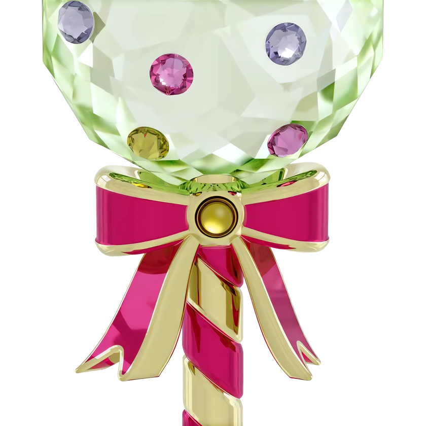 swarovski زينة شكل مصاصة holiday cheers dulcis، لون أخضر