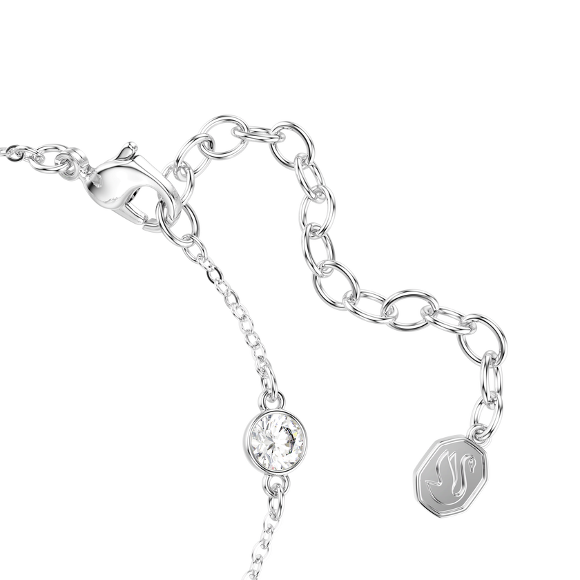swarovski سوار symbolica، قطع مُستدير، قمر، لون أزرق، طلاء روديوم