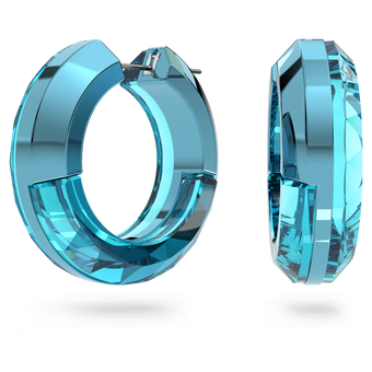 swarovski أقراط حلقية lucent، لون أزرق