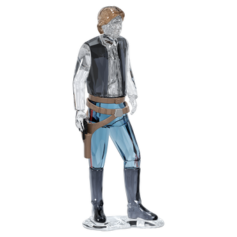 swarovski قطعة زينة على شكل هان سولو star wars