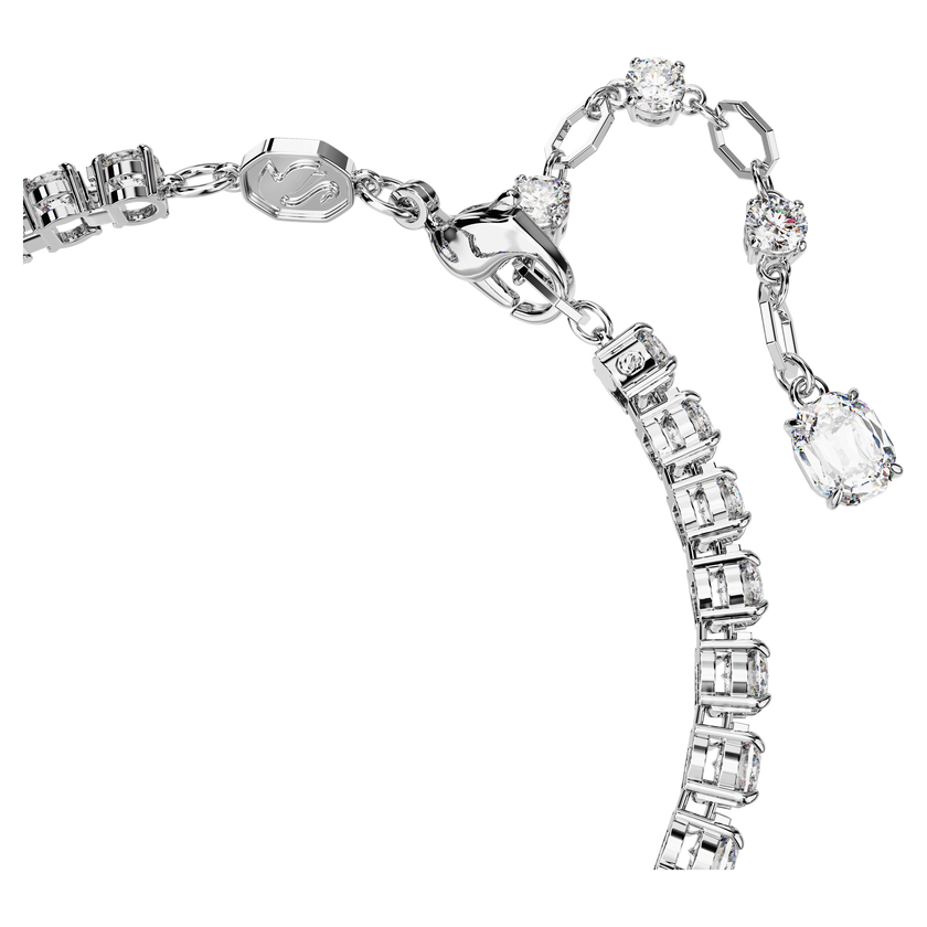 swarovski سوار matrix tennis، قطع متنوع، لون أخضر، طلاء روديوم