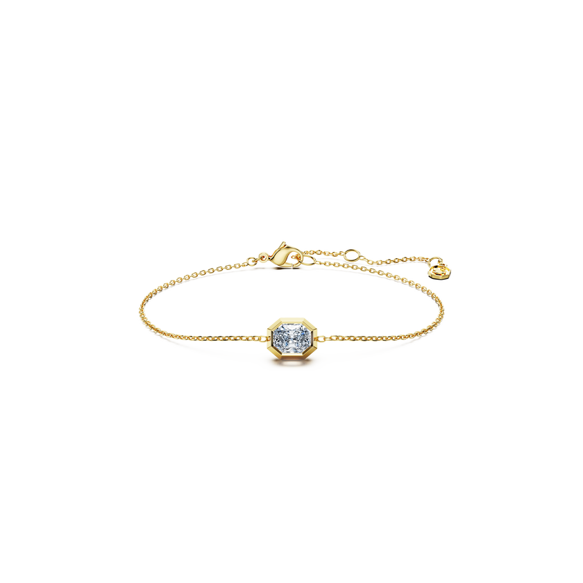 swarovski octagon bracelet  lab grown diamonds 0 5 ct tw  octagon shape  18k yellow gold