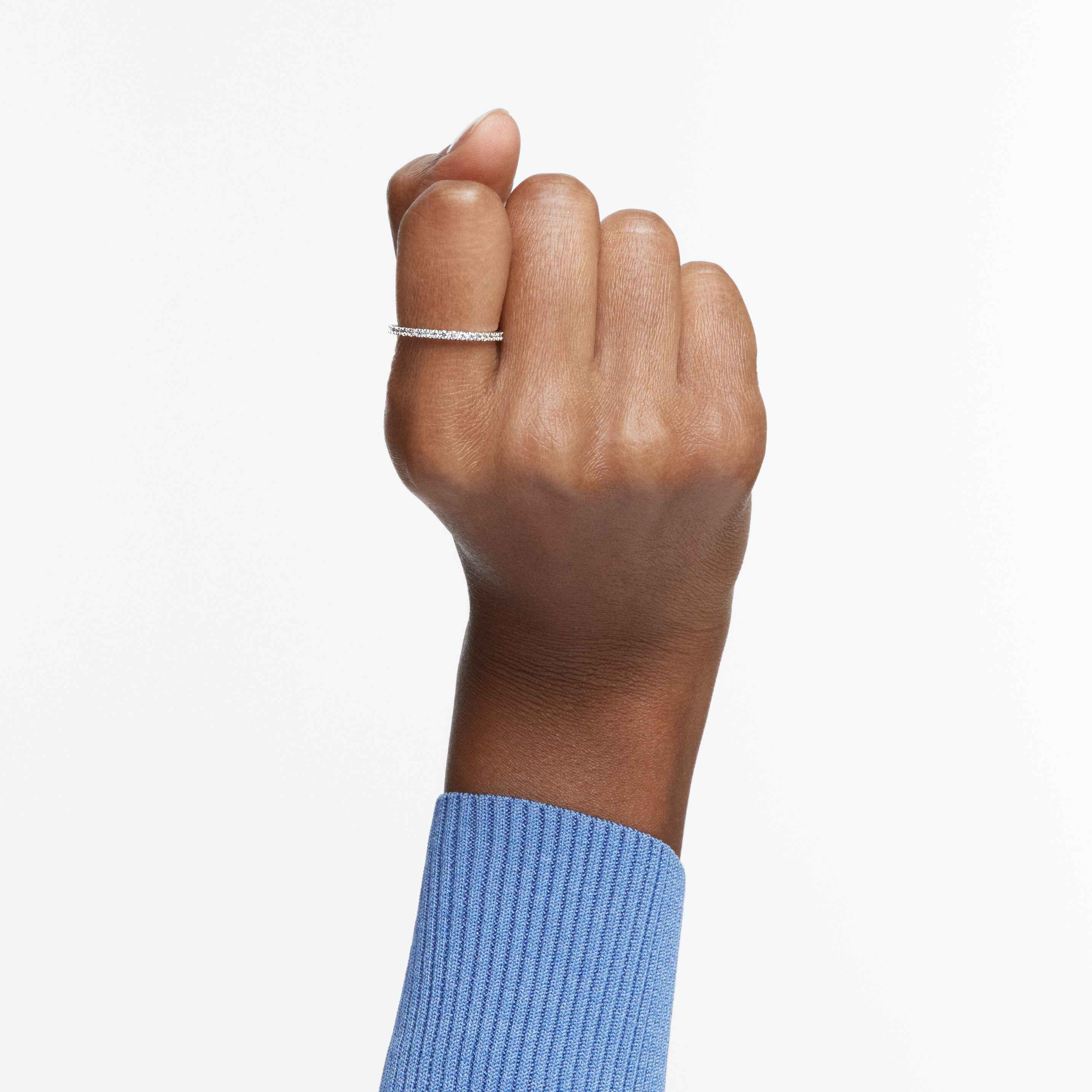 swarovski خاتم vittore، أبيض، بطلاء من الروديوم