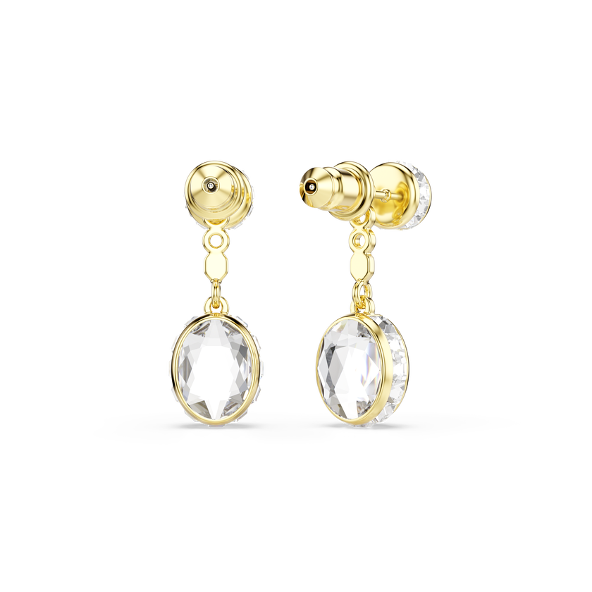 swarovski أقراط متدلية chroma، قطع متنوع، ألوان متعددة، طلاء باللون الذهبي