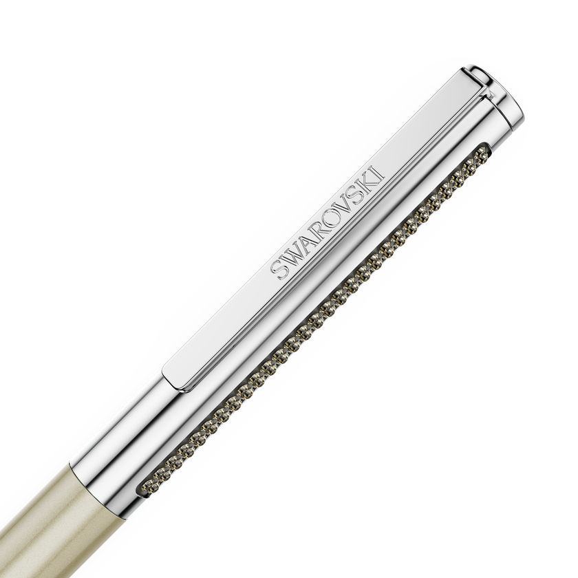 swarovski قلم حبر جاف matrix tennis، لون بني، طلاء بلون ذهبي
