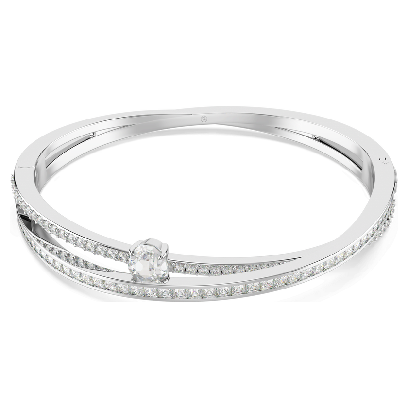 swarovski سوار hyperbola، قطع متنوع، لون أبيض، طلاء روديوم