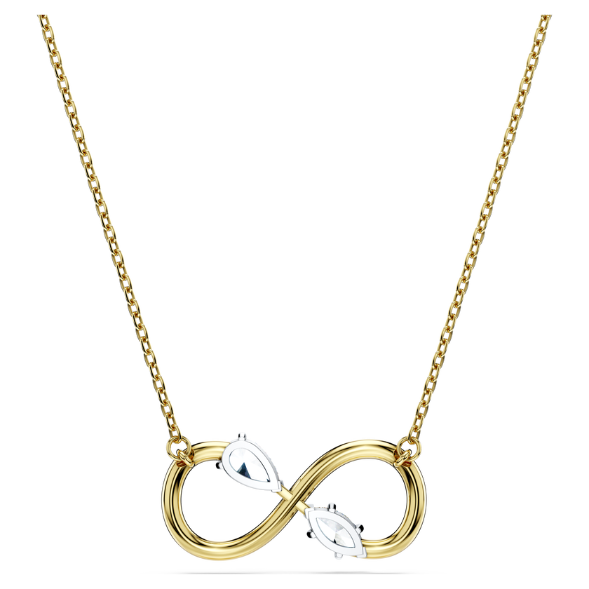 swarovski eternity pendant  lab grown diamonds 0 35 ct tw  mixed shapes  18k yellow gold