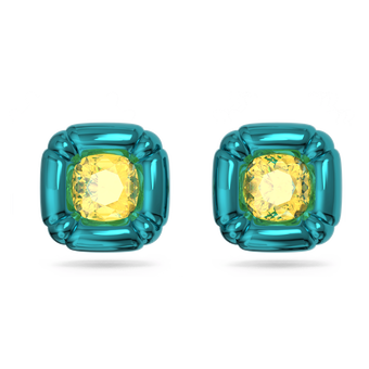 swarovski أقراط dulcis دبوسية، لون أزرق