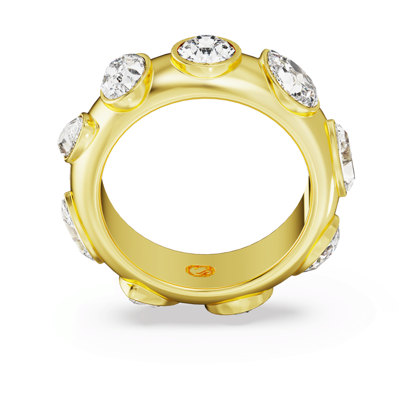 swarovski خاتم imber، قطع متنوع، لون أبيض، طلاء بلون ذهبي
